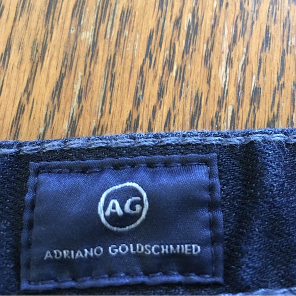 AG Adriano Goldschmied The Graduate Tailored Leg Black Jeans 31/31 - Picture 4 of 8